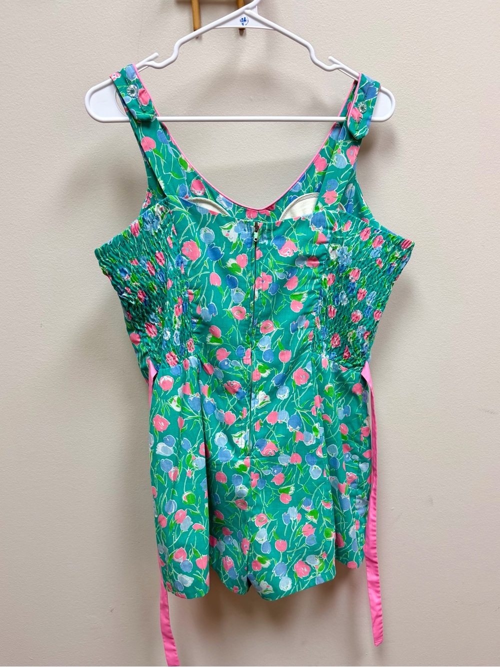 60s Vintage 🌸 Ceeb of Miami Swimwear Playsuit - Picture 5 of 9